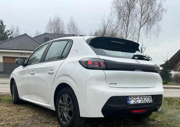 Peugeot 208 cena 54500 przebieg: 45000, rok produkcji 2021 z Śrem małe 37